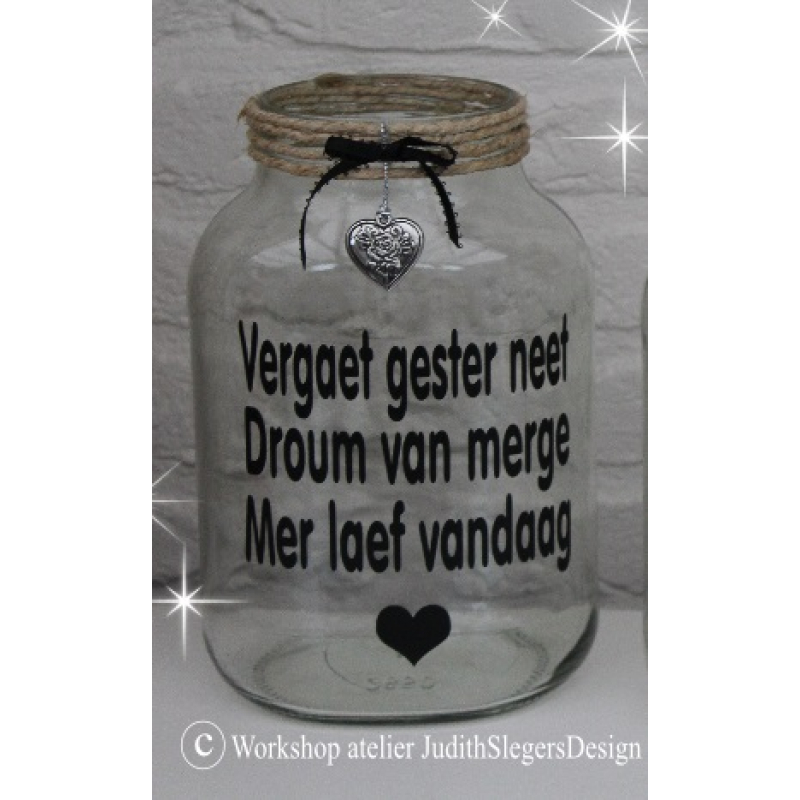 Glaspot Luxe   Vergaet